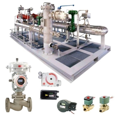 Flowserve Positioner 3200MD 520MD 3800 กับ Spirax Sarco Actuator และ Asco Solenoid Valve สําหรับการผลิตอุตสาหกรรม