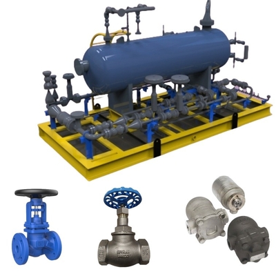 Spriaxsarco Stop Valve HV3/BSA2T และลอยล้างควายกับ Bithermo ปานควบคุม Pneumatic สําหรับระบบท่อและควาย