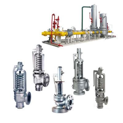 กระถาง Booster Skid With Pressure Relief Valves Crosby สปริงตรงทํางานสําหรับก๊าซธรรมชาติ