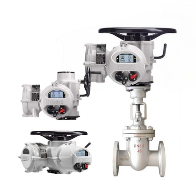 วาล์วปิดประตู Rotork IQ ซีรี่ย์ อิเล็กทริก อินเทลเลนท์ อัคจิวเตอร์ อิเล็กทริก Multi-turn อัคจิวเตอร์สําหรับการบําบัดน้ําเสีย