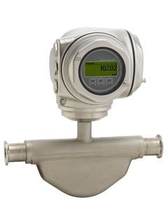 เครื่องวัดกระแสน้ําหนัก Coriolis ระยะกลาง น้ํายา ก๊าซ Proline Promass E 300 Endress+Hauser เครื่องวัดกระแสน้ําหนัก Coriolis ดิจิตอล