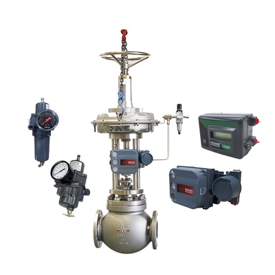 เครื่องควบคุมกรองอากาศ เครื่องควบคุมวาล์วดิจิตอล DVC2000 DVC6200 Fisher เครื่องตั้งวาล์วควบคุมปนูเมติก