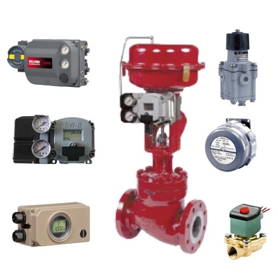 วาล์วควบคุมใหม่ Masoneilan Positioner SVI2/SVI1000 และ Regulator/Booster และส่วนของวาล์วอื่น ๆ ในคลังเพื่อขาย