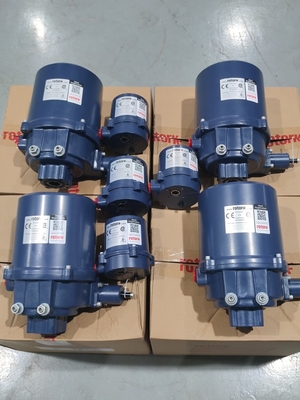 วาล์วควบคุมบอลวาล์วแบรนด์จีน พร้อมแอคชูเอเตอร์ไฟฟ้าแบบหมุน ROM Rotork พร้อมระบบควบคุมท้องถิ่น