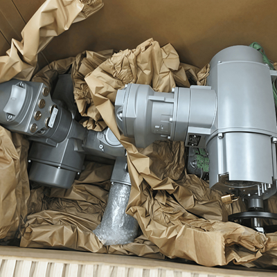 แอคชูเอเตอร์ไฟฟ้าแบบหลายรอบ AUMA SA และ GS ใหม่เอี่ยมที่ผลิตในประเทศจีน วาล์วควบคุมการไหลตามแนวแกนไฟฟ้าขนาดใหญ่ที่ปรับแต่งได้