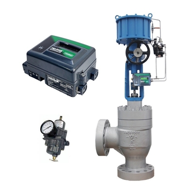 วาล์วควบคุมการไหลของสต๊อก ปนูมาติก ควบคุมวาล์วดิจิตอล Fisher FIELDVUE DVC2000 DVC6200 วาล์วตําแหน่ง