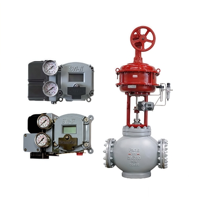 เครื่องตั้งตําแหน่งวาล์วสมาร์ท Masoneilan SVI2 ของแท้ จีน วัลล์วควบคุมความดันที่ปรับประสานได้เพียง 1 ที่นั่งสําหรับการควบคุมกระบวนการ