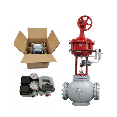 เครื่องตั้งตําแหน่งวาล์วสมาร์ท Masoneilan SVI2 ของแท้ จีน วัลล์วควบคุมความดันที่ปรับประสานได้เพียง 1 ที่นั่งสําหรับการควบคุมกระบวนการ
