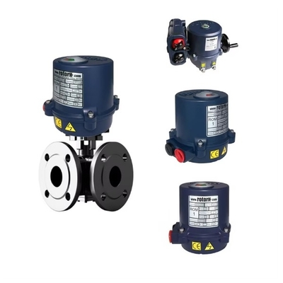 วาล์วควบคุมแบรนด์จีน วาล์วลูกบอลที่มี Rotork ROM Actuator Electric