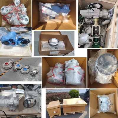 วาล์วควบคุมแบรนด์จีน วาล์วลูกบอลที่มี Rotork ROM Actuator Electric