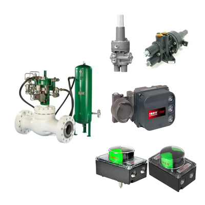 วาล์วควบคุมแบรนด์จีนที่มี Fisher DVC6200 วัลล์ววาง Fisher 377 Trip Valve Solso SB Limit Switch