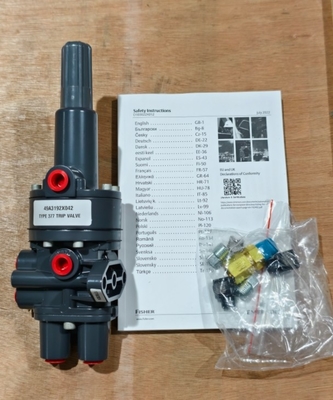 วาล์วควบคุมแบรนด์จีนที่มี Fisher DVC6200 วัลล์ววาง Fisher 377 Trip Valve Solso SB Limit Switch