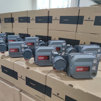 วาล์วควบคุมแบบสมดุลแรงดันนำร่องกรงใหม่เอี่ยม แบบที่นั่งเดี่ยว Fisher DVC2000 DVC6200 ตัวควบคุมวาล์วดิจิทัล