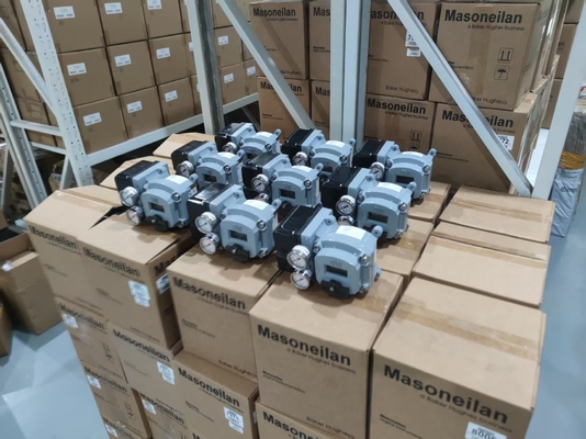 วาล์วควบคุมการไหลแบบนิวเมติกของจีน ปรับแต่งได้ Masoneilan SVI1000 Valve Positioner BR400 Booster Relay 78-40 Air Filter Regulator