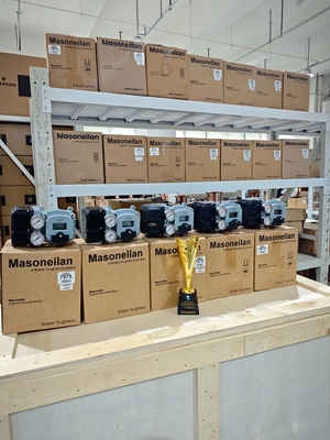 วาล์วควบคุมการไหลแบบนิวเมติกของจีน ปรับแต่งได้ Masoneilan SVI1000 Valve Positioner BR400 Booster Relay 78-40 Air Filter Regulator