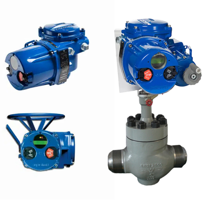 Flowserve Limitorque แอคชูเอเตอร์วาล์วไฟฟ้า MX QX Series ที่กำหนดเองในประเทศจีน สำหรับวาล์วอุตสาหกรรมแบบหลายรอบและแบบหมุน 90 องศา ควบคุมการไหล