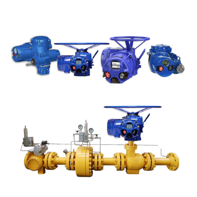 Flowserve Limitorque แอคชูเอเตอร์วาล์วไฟฟ้า MX QX Series ที่กำหนดเองในประเทศจีน สำหรับวาล์วอุตสาหกรรมแบบหลายรอบและแบบหมุน 90 องศา ควบคุมการไหล
