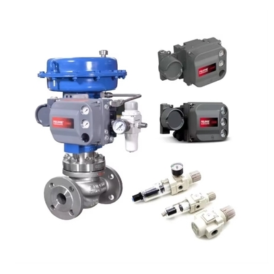 วาล์วควบคุมแบบบอลวาล์วของจีน พร้อม DVC6200 HC PD AD Fisher Valve Positioner SMC AW30 Filter Regulator ในสต็อก