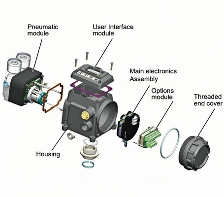 วาล์วควบคุมแรงดันสูง Masoneilan SVI3 Digital Valve Positioner