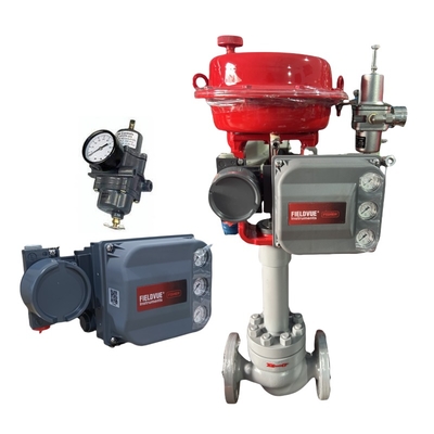 ตัวควบคุมตำแหน่งวาล์วดิจิตอล Fisher DVC6200 วาล์วควบคุมนิวเมติกแบบทำงานสองทาง