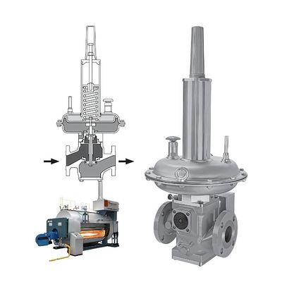 วาล์วควบคุมความดันน้ํามันและก๊าซ Fisher Direct Operated Gas Pressure Regulator