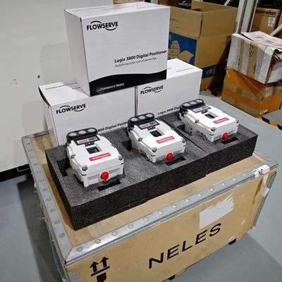 เครื่องควบคุมตำแหน่งวาล์วดิจิตอล Industrial Flowserve Logix 3821-34EA-D43L ที่ปรับแต่ง