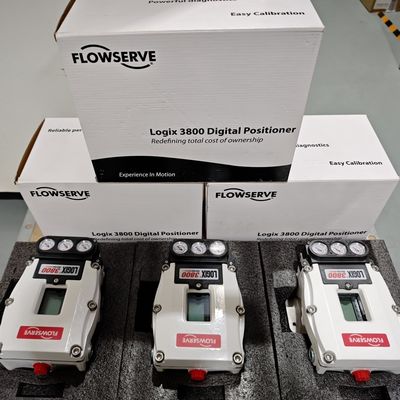เครื่องควบคุมตำแหน่งวาล์วดิจิตอล Industrial Flowserve Logix 3821-34EA-D43L ที่ปรับแต่ง