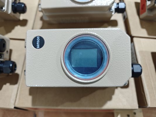 Samson Pneumatic Smart Positioner 3730-31001 พร้อมวาล์วผีเสื้อและ Asco Solenoid Valve