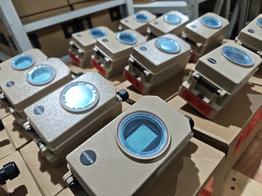 วาล์วควบคุมลูกบอลแบบนิวเมติกของจีน พร้อม Samson 3730 3731 Valve Positioner และโซลินอยด์วาล์ว 3963