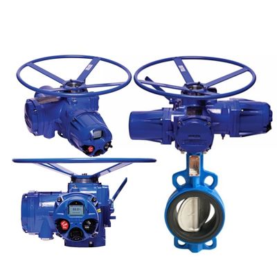 วาล์วผีเสื้อไฟฟ้า Flowserve Limitorque MX Smart Non-Intrusive Multi-turn Electric Actuator