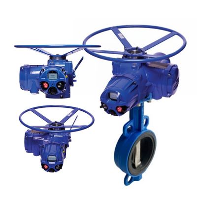 วาล์วผีเสื้อไฟฟ้า Flowserve Limitorque MX Smart Non-Intrusive Multi-turn Electric Actuator