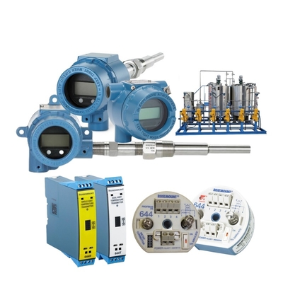 Emerson Rosemount 644 DIN รถไฟฟ้าส่งอุณหภูมิ HART สําหรับปิโตรเคมี