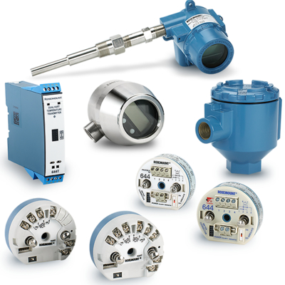 Emerson Rosemount 644 DIN รถไฟฟ้าส่งอุณหภูมิ HART สําหรับปิโตรเคมี