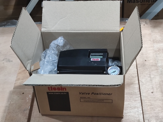 วาล์วบอลนิวเมติกพร้อมชุดอุปกรณ์ควบคุมตำแหน่งอัจฉริยะ Tissin TS800/TS805 Series ดั้งเดิมจากเกาหลี และชุดกรองปรับแรงดัน SMC AW20
