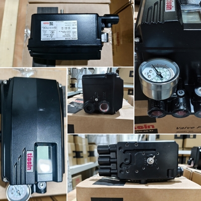 วาล์วบอลนิวเมติกพร้อมชุดอุปกรณ์ควบคุมตำแหน่งอัจฉริยะ Tissin TS800/TS805 Series ดั้งเดิมจากเกาหลี และชุดกรองปรับแรงดัน SMC AW20