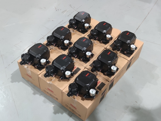 วาล์วลูกกลองที่มีเครื่องตั้งตําแหน่งไฟฟ้าปนิวเมติก Tissin TS600 ของแท้ พร้อมสวิตช์ขีดจํากัดและเครื่องควบคุมกรอง IMI NORGREN B64G