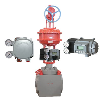Masoneilan Digital Valve Positioner HART SVI3 พร้อมซอลีนอยด์แวลล์