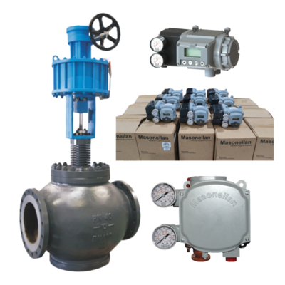 Masoneilan Digital Valve Positioner HART SVI3 พร้อมซอลีนอยด์แวลล์