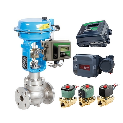 ตัวควบคุมตำแหน่งวาล์ว Fisher DVC2000 HART พร้อมตัวควบคุมแรงดัน 67DFR