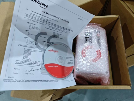 Flowserve Logix 500md เครื่องตั้งตําแหน่งดิจิตอล 520MD+37-W1R300-000 เครื่องตั้งตําแหน่งวาล์วดิจิตอลที่มีผลการกระทําคู่