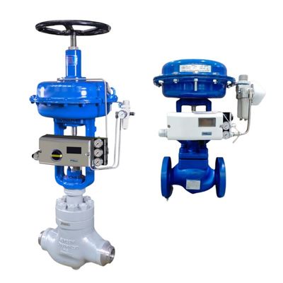 วาล์วควบคุมนิวเมติก IP66 ขนาด 2.5 DN สำหรับแอคชูเอเตอร์แบบเชิงเส้น