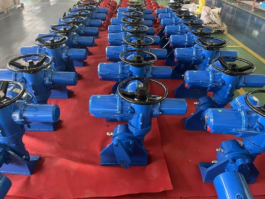 แอคชูเอเตอร์ไฟฟ้า Peckwomy พร้อมโปรโตคอล HART แรงบิด 30–3000 Nm