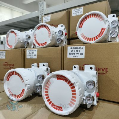 สต็อค Flowserve LOGIX 420 Digital HART Valve Positioners ผู้จําหน่ายวาล์วควบคุมอากาศอุตสาหกรรม