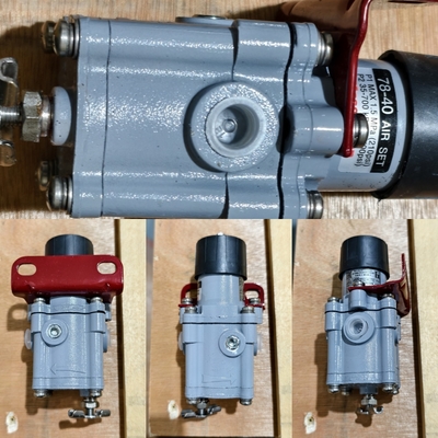 วาล์วควบคุมแบบ Globe พร้อม Intelligent Electrical Valve Positioner Masoneilan SVI1000/G/IM/PR ของแท้, ตัวควบคุมแรงดันและกรองอากาศ 78-40 78-80