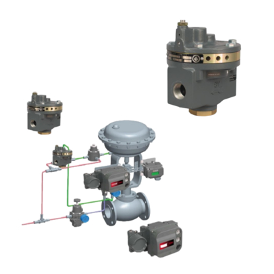 ตัวเพิ่มปริมาตร Fisher 2625 ขนาด 3/4 NPT อุปกรณ์เสริมวาล์วที่ได้รับการรับรอง CCC