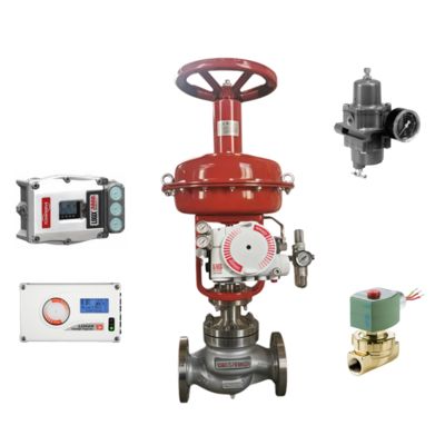 วาล์วควบคุมนิวเมติกและตัวควบคุมชาวประมงสต็อกใหม่และ FLOWSERVE 3200MD 520MD 3800MD Positioner วาล์ว
