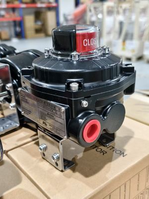 วาล์วควบคุมแบบสามทางพร้อมการสื่อสาร HART 20-100 Psi