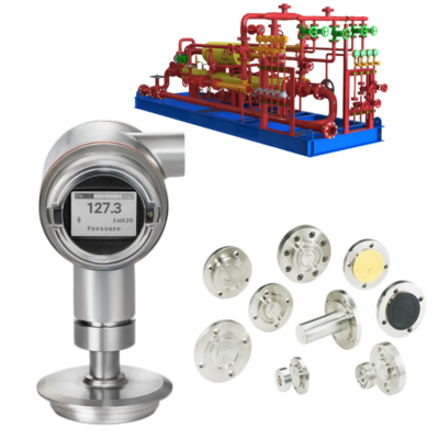 เครื่องส่งสัญญาณแรงดัน Rosemount 3051HT พร้อม Rangedown 150:1 สำหรับอุณหภูมิสูง