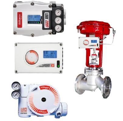 Flowserve 3200MD ปานควบคุมปนูมาติก 5-100 Psi Linear Actuator