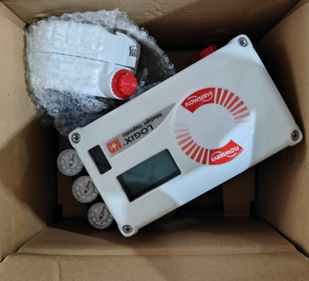 Flowserve Logix 520MD เครื่องวางตําแหน่งวาล์วควบคุมปนูเมติก IP66 กว้าง 2.5